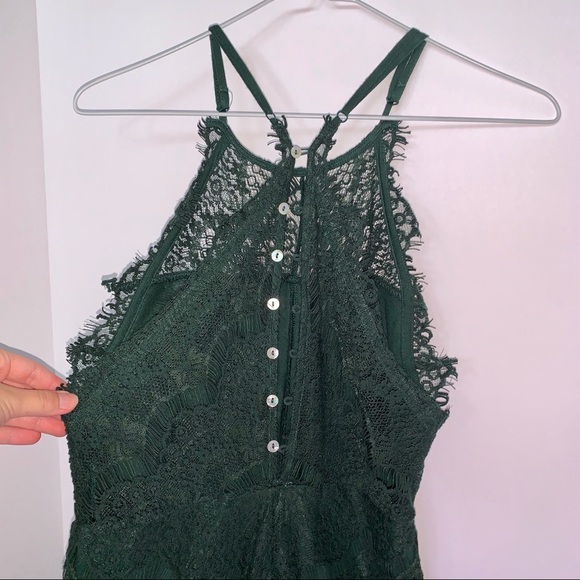 Free People Cocktail Dress in Emerald - Picture 3 of 6